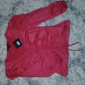 Andrew Marc Pink blouse